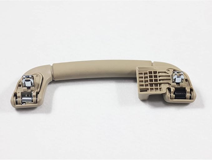 Auto Roof Pull Handle Grab Rail Grey with Hook for Toyota Camry (XV40) 2007-2011 Avalon 05-12 OEM:74610-30240 (Rear Left Handrail with Coat Hook(Beige) 1Pcs)