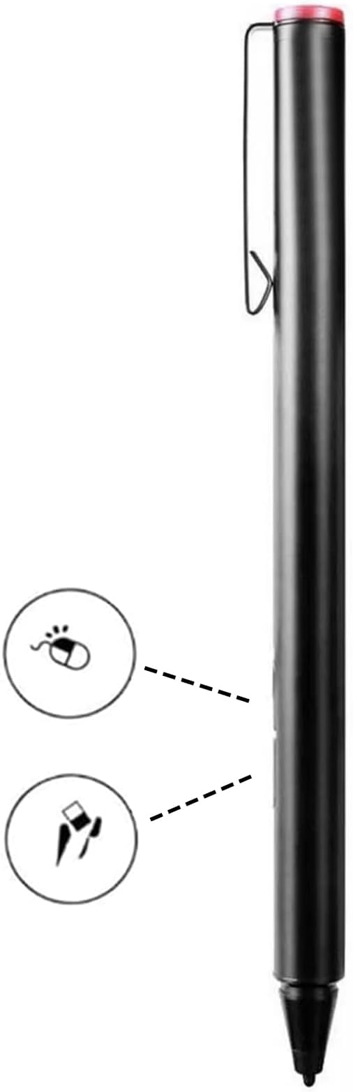 Active Pen for Lenovo Yoga C930-13, 720, 730, 920, Flex 14/15, Flex 6, ThinkPad X1 Miix 720, Miix 520/510-12, 4X80N95873 GX80N07825 (Active Pen 1)