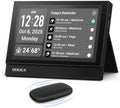 Dekala ClearTime 10.1" Large Display Digital Alarm Clock for Seniors — WiFi, Medication Reminder, Weather Display