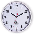 SAC SMARTEN ARTS Silent Wall Clocks Battery Operated Wall Clock for Kids White Non-Ticking Easy to Read Wall Clock for Bathroom Kitchen Living Room Bedroom in 8 Inches