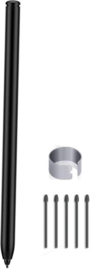 Magnetic Stylus Pen for Remarkable 2 Pen with Eraser (4,096 Pressure Levels) for Kindle-Scribe/BOOX Pro, Max Lumi2, Note Air2, Note5, Nova Air Tablet, EMR Devices with Tips/Nibs (WithEraser*Black)