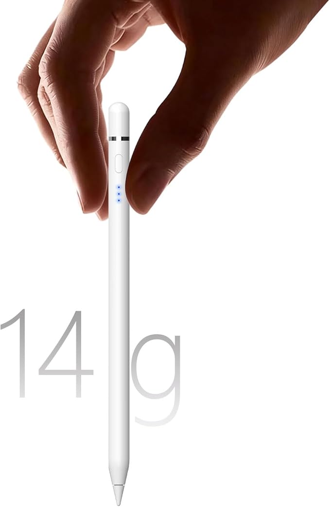 iPad Pencil for Apple iPad 2018–2026, Magnetic Charging Stylus Pen for Pencil 2nd Generation &1st Generation with Tilt Sensitivity& Palm Rejection, Pencil for iPad A16 Pro 11/12.9/13, Air, Mini