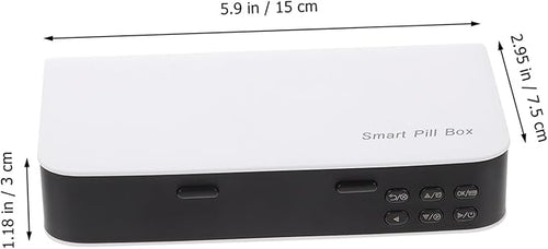 1 Pc Smart Pill Box Day Night Pill Organizer Electronic Medication Organizer Led Combination Elder