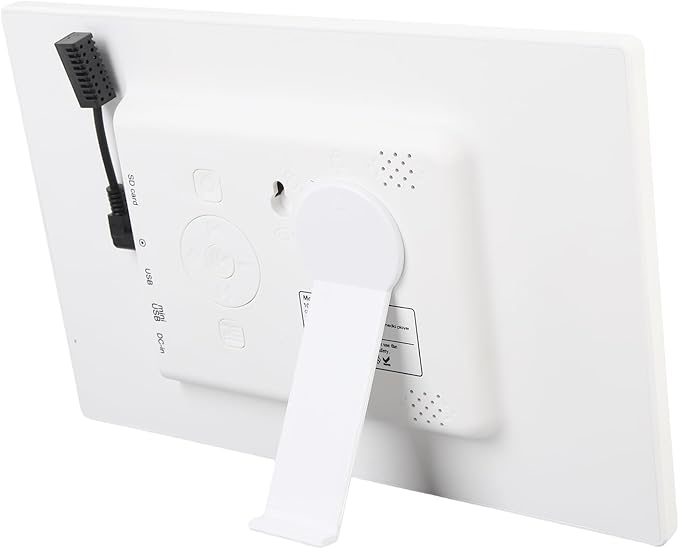 Digital Clock with Large Display, 12 Alarms & Adjustable Brightness, Calendar Function for Elderly & Seniors, Home, Office