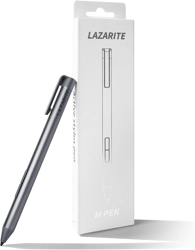 LAZARITE M Pen Active Stylus 4096 Pressure Sensitivity Palm Rejection Rechargeable