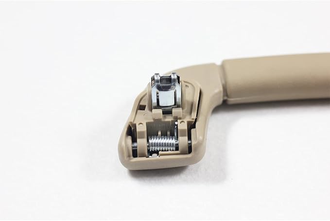 Auto Roof Pull Handle Grab Rail Grey with Hook for Toyota Camry (XV40) 2007-2011 Avalon 05-12 OEM:74610-30240 (Rear Left Handrail with Coat Hook(Beige) 1Pcs)