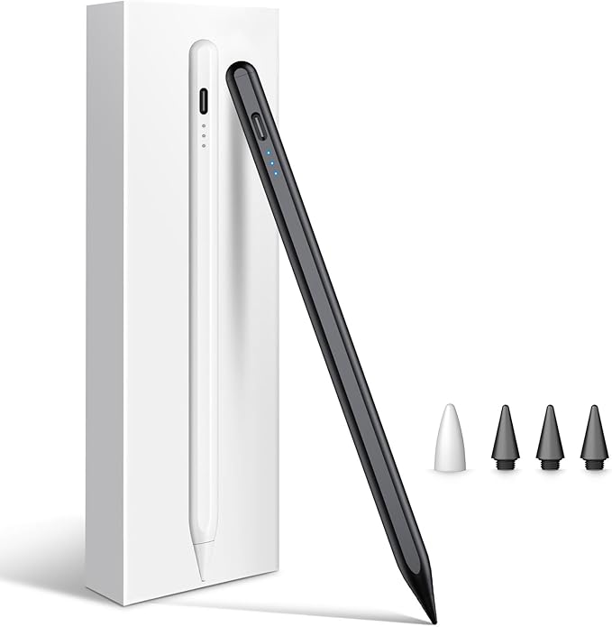 Cisteen Stylus Pen for iPad 2026-2018 with Faster Charge,Tilt Sensor Pencil Compatible with iPad 10/9/8/7/6,11th A16,Air 11/13 M2/M3/M4,Pro 11/13 M4/M5,Pro 12.9",Air 5/4/3,Mini 7/6/5