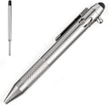 Cool Hand 4.9'' Titanium Bolt Action Pen Stylus for Touch Screen, Ballpoint Ink Refillable, Compact Size, Skelton Out Deep Pocket Clip for Easy Carring