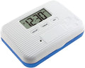 Dispenser with Alarm Electronic Organizer with LCD Display 6 Compartments Reminder Outdoor Portable Mini Box with Alarm (Blue)