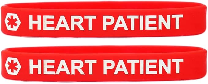 2 Pack of Medical Alert Wristband Bracelets in 12 Options
