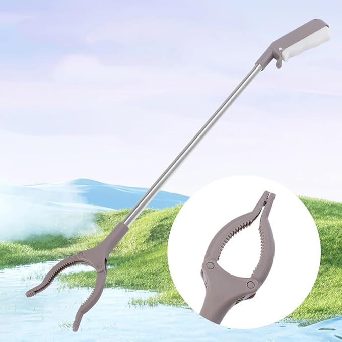 16/24/32/39in Grabber Reacher Tool Outdoor Litter Picker for Elderly Disabled,Reacher Grabber Pickup Tools Mobility Aid Reaching Assist Tool for Trash Litter Pick Up (16inch)
