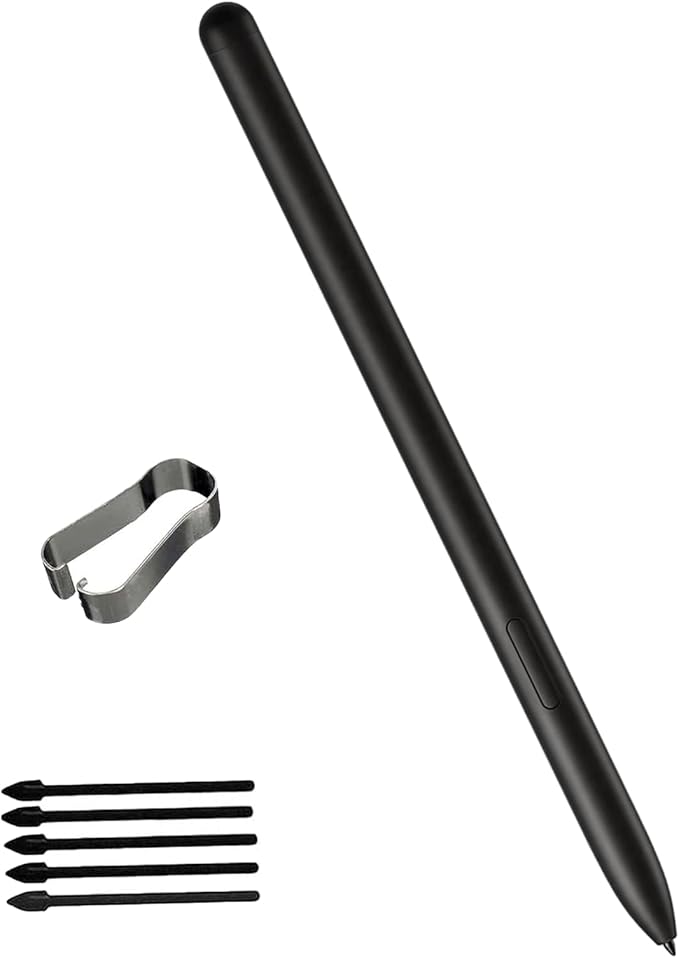Galaxy Tab S10 Ultra S Pen for Samsung Galaxy Tab S10+/S10 Lite,Tab S10 Ultra Stylus Pen Replacement for Galaxy Tab S10 Ultra/S10 Plus/S10 Lite All Versions S Pen with Nibs(Black)