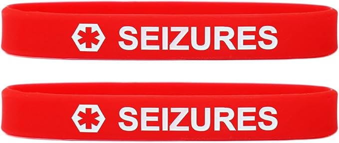2 Pack of Medical Alert Wristband Bracelets in 12 Options