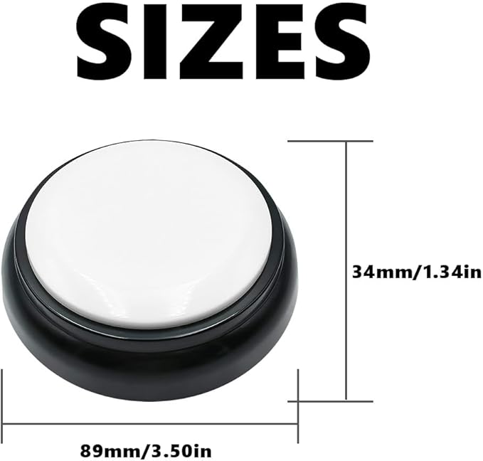 Large Talking Button Clock, Talking Alarm Clock Tells Time, Day and Date, Talking Alarm Clock with Volume Control, Alarm Gift for Clock for Mother,Father,Seniors,Elderly,Blind People