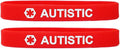 2 Pack of Medical Alert Wristband Bracelets in 12 Options