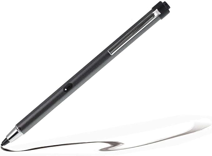 Silver Fine Point Digital Active Stylus Pen - Compatible with HP OmniBook X Flip 14" 2 in 1 Laptop