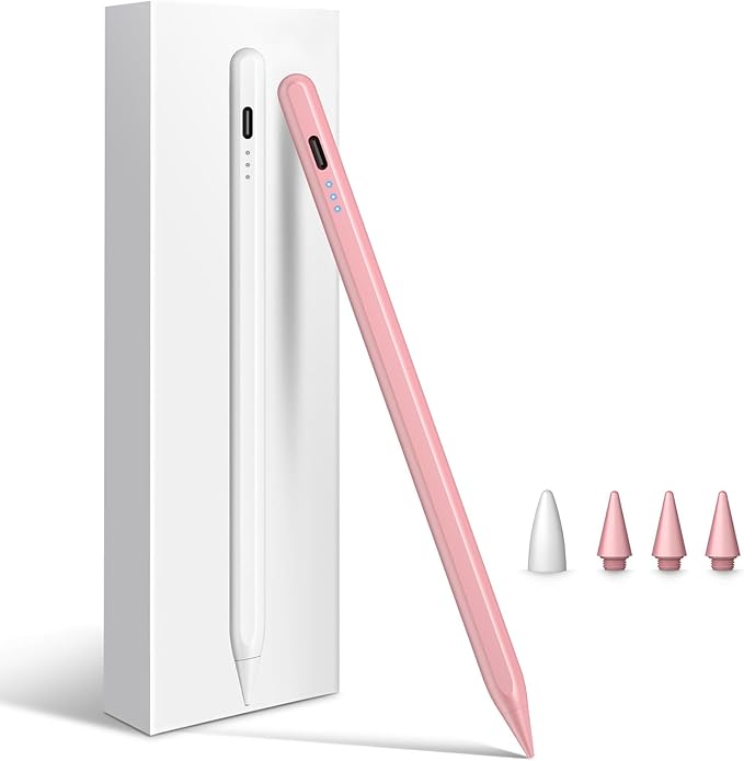 Cisteen Stylus Pen for iPad 2026-2018 with Faster Charge,Tilt Sensor Pencil Compatible with iPad 10/9/8/7/6,11th A16,Air 11/13 M2/M3/M4,Pro 11/13 M4/M5,Pro 12.9",Air 5/4/3,Mini 7/6/5