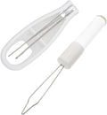 2pcs Button Hook Dressing Aid Set with Zipper Pulling Helper and Fixed Button Hook and Clothing Fastening Portable One-Handed Grip Device for Seniors and Mobility Assistance