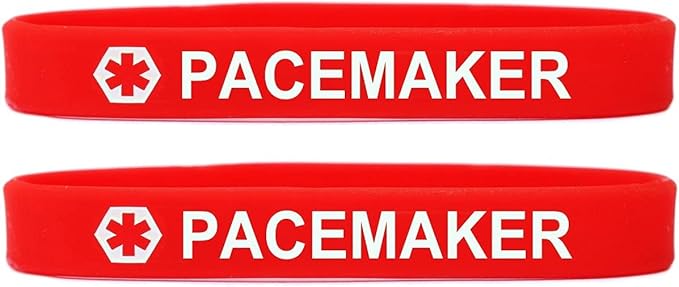 2 Pack of Medical Alert Wristband Bracelets in 12 Options