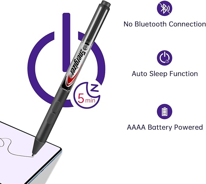 Uogic Pen for Microsoft Surface, 4096 Pressure Sensitivity Palm Rejection Stylus, for Surface Pro (6th/7th/7+/8th/9th/10th/X Gen), Surface Go (1st/2nd/3rd Gen), Surface Book (1st/2nd/3rd Gen)
