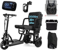 20Miles Autopilot Mobility Scooters 3 Gear Speed with Bagpack/Dust Cover/Cup Holder, 9.32MPH,Airline Approved, Foldable Mobility Scooters Lightweight for Adults/Seniors, Support 300lbs