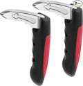 2 Pcs Car Door Handle,Multifunction Car Handle Assist for Elderly and Handicapped, 3 in 1 Automotive Door Assist Handle, Seatbelt Cutter, Window Breaker for Seniors,Car Emergency Tool (red)