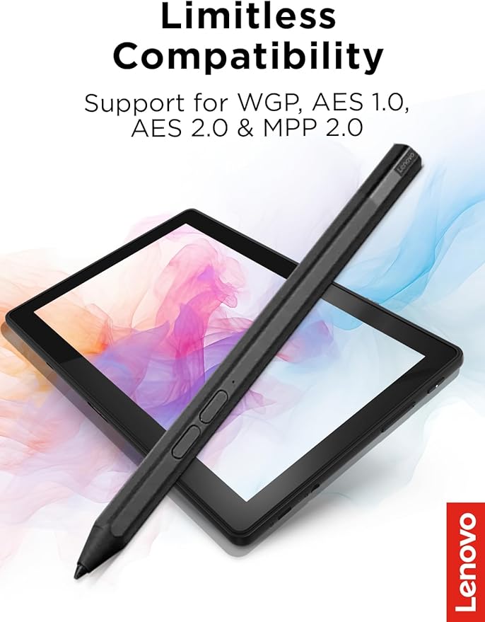 Lenovo Precision Pen 2 (Laptop) – USB-C Charging – Tilt Recognition – Pen is Only Compatible with Certain Devices, Iron Grey