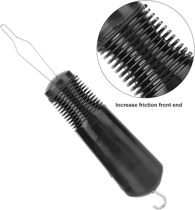 2PCS Button Hook with Zipper Pull, One Handed Button Helper Tool Stainless Steel Dressing Helper Assist Tool for Seniors Arthritis Weak Hands