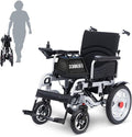 Electric Wheelchairs for Adults Lightweight Foldable Motorized Wheelchair for Seniors Support 330lb,500W Motor All-Terrain Power Wheelchair,Compact Size Travel Wheelchair Airline Approved