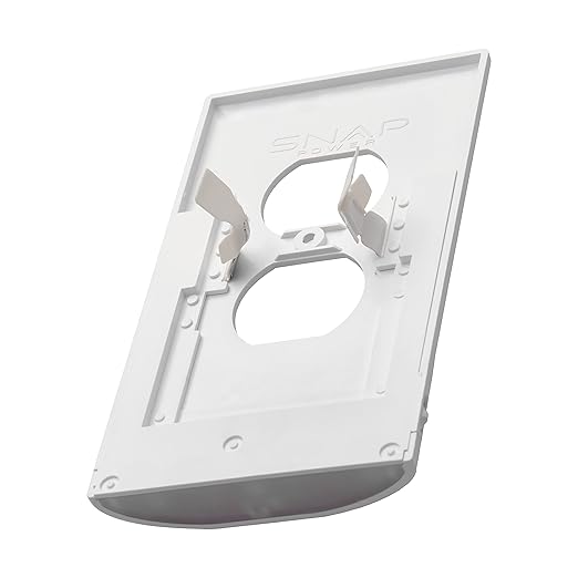 2 Pack - SnapPower MotionLight [for GFCI Outlets] - Motion Detecting LED Night Lights Built-in to Wall Plate - Bright/Dim/Off Options - Auto On/Off Sensor - (GFCI, Light Almond)