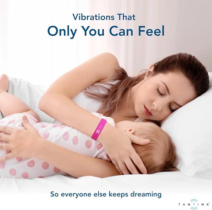 Tabtime Vibrating Alarm Reminder Watch - with up to 10 Personal Alarms or Pill Reminders per Day