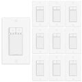 10 Pack Dimmer Light Switch, Single Pole Neutral Wire Required Dimmer Switch, for 150W Dimmable LED/CFL Lights and 600W Incandescent/Halogen, ETL/FCC Certified