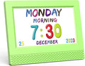 Kids Digital Alarm Clock Colorful, 7" Large LED Time Display Children's Sleep Trainer, Eye-Caring Digital Clock for Girls Boys Bedrooms Bedside, 17 Alarm Clock Settings Easy to Use Kids Birthday Gift