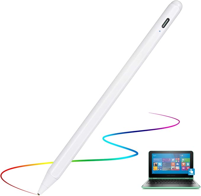 Stylus Pens for Samsung Galaxy Tab A9+/A8/A7 Pencil, Evach Capacitive High Sensitivity Digital Pencil with 1.5mm Ultra Fine Tip Stylus Pencil for Samsung Galaxy Tab A9+/A8/A7 Pen, White