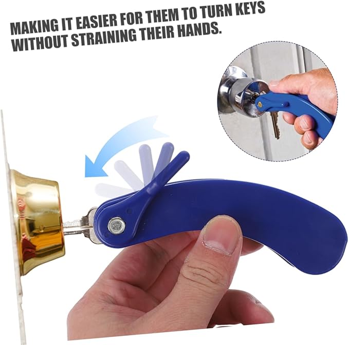 3pcs Key Turner Aid Hand Grip Device Patient Turning Tool Grab Handle for Elderly Car Handle Assist Medical Equipment Key Turn Mobility Aid Senior Disability Door Opening Helper