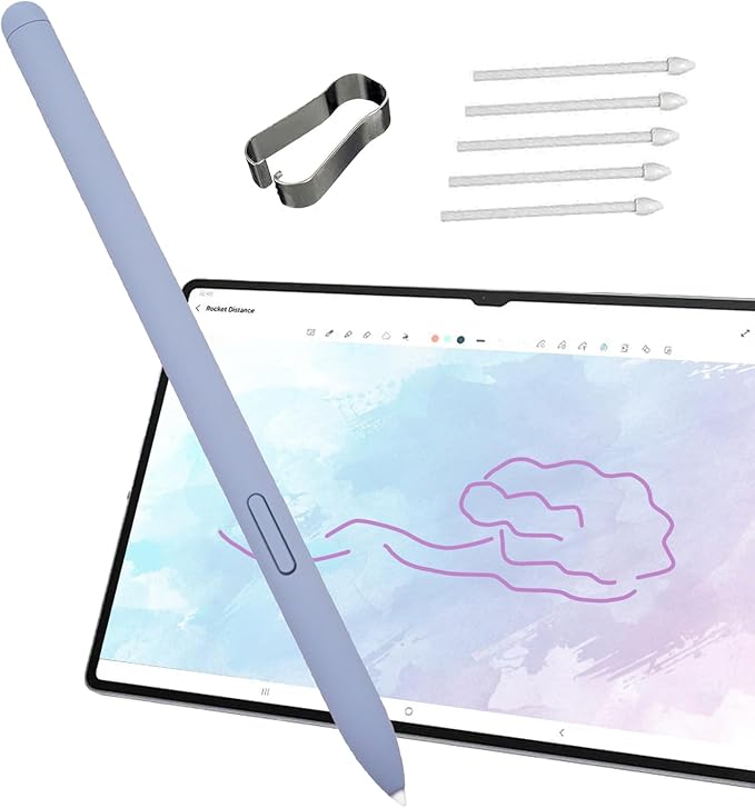 Galaxy Tab S10 Ultra S Pen Compatible with Samsung Galaxy Tab S10+/S10 Lite,Tab S10 Ultra Stylus Pen Replacement for Galaxy Tab S10 Ultra/S10 Plus/S10 Lite All Versions S Pen with Nibs(Blue)