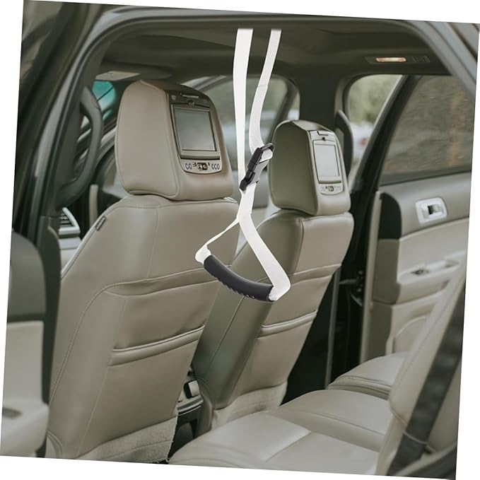 HEALLILY 2pcs Elderly Car Door Handle Assist Portable Car Armrest Transfer Aids for Seniors Non-Slip Grip Sturdy Construction Quick Installation for Automotive Mobility