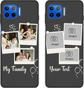 Custom Multi Photos Case for Motorola Moto G 5G Plus - 6.7 inch, Personalized Gift for Men Women, Customized Collage Text Picture Phone Cover, Soft Rubber Shockproof Protective Case, Black
