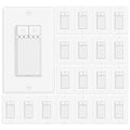20-Pack Dimmer Light Switch Single Pole 150W LED CFL 600W Incandescent ETL Certified