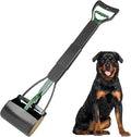 32'' Pooper Scooper for Large Small Dogs Heavy Duty, Long Handle Poop Scoop for Yard, Grass, Gravel, Dog Poop Grabber with High Strength Material and Durable Spring（Dark Green）