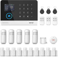 PGST Home Security System LCD Touch Screen Wireless Burglar Alarm 24 Pieces