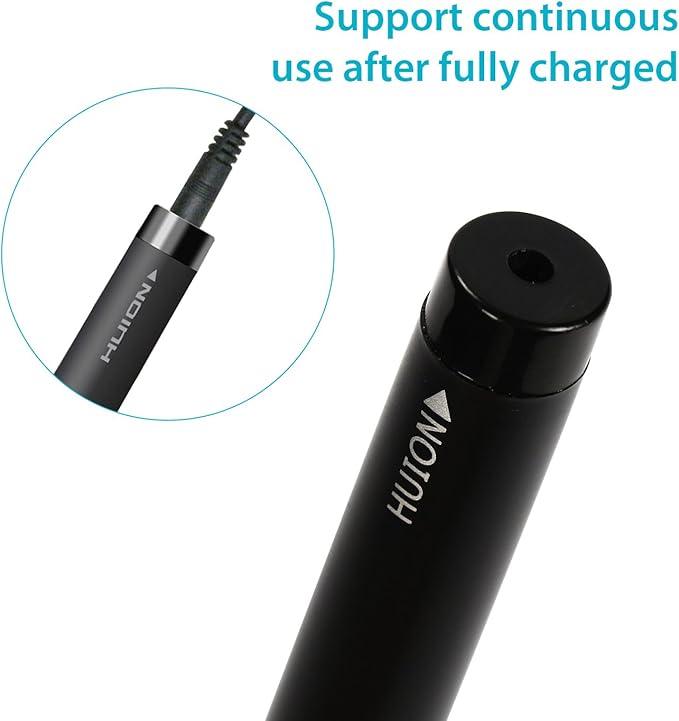 Huion P80 Rechargeable Digital Pen Stylus for Graphics Drawing Tablet Huion New 1060PLUS, WH1409(2048), H610PRO, W58, DWH69, 680TF, Gaomon 1060PRO, M106K, WH850