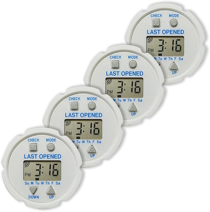 e-Pill TimeCap – Smart Pill Bottle Cap with Last Opened Time Stamp & Up to 24 Daily Alarms (4)