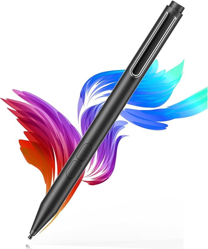 Uogic Pen for Microsoft Surface, 90-Day Battery Life, Smooth Writing, Palm Rejection, 1024 Levels Pressure, Flex & Soft HB Nib, for Surface (Pro, Studio, Book, Laptop, Go)