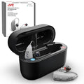 JVC OTC Hearing Aids AI Self-Fitting 84-Hour Battery Bluetooth FDA-Cleared for Seniors
