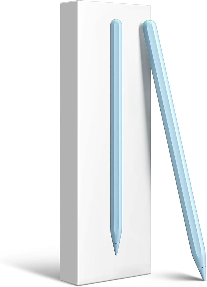 Gnanlen iPad Pencil 2nd Generation with Magnetic Wireless Charging, Same as Apple Pencil 2nd Generation,The Pen Compatible with iPad Pro 11 in 1/2/3/4,iPad Pro 12.9 in 3/4/5/6,iPad Air 4/5,iPad mini