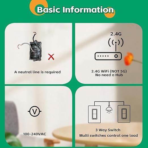 3 Way Smart dimmer Switch for LED Lights by Martin Jerry | SmartLife App Control, Voice Control, 1 Master and 1 add-on led dimmer Switch kit