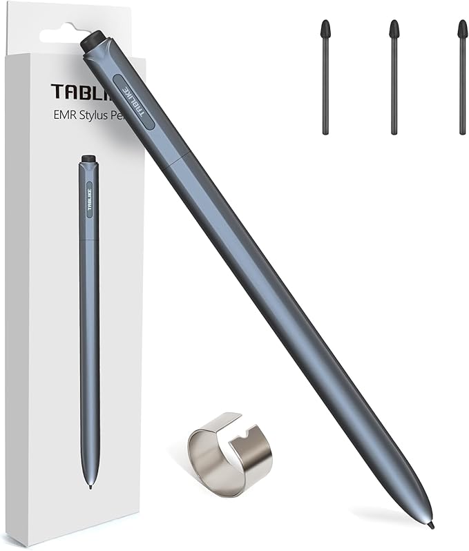 IP151 EMR Stylus Pen with Digital Eraser + 3 Replacement Tips | 4096 Pressure Level Sensitivity&Palm Rejection, Compatible with Remarkable/Kindle Scribe/Wacom Tablets/Samsung/Boox EMR Devices
