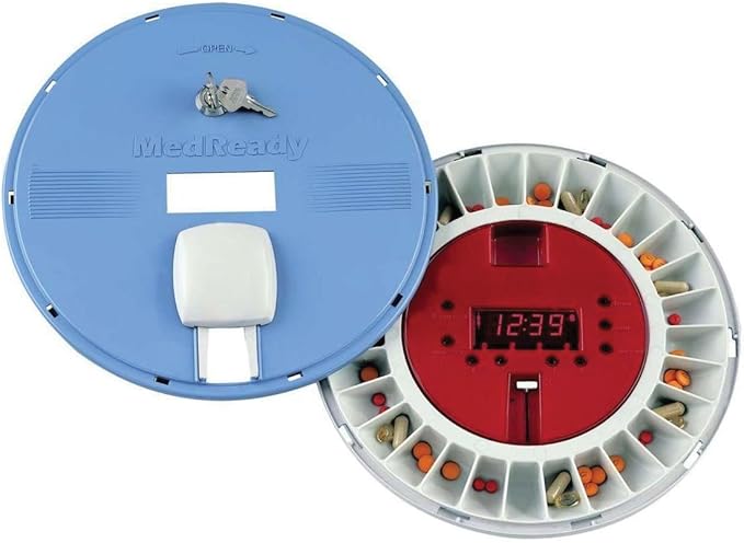 MedReady MR-357FL Automatic Medication Dispenser with Cell Modem and Light Alerts