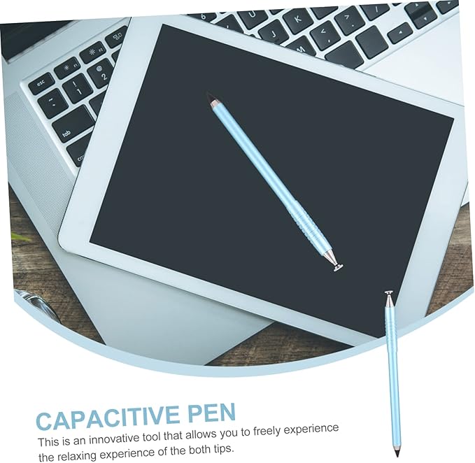 Angoily 2pcs Stylus Pen High Sensitivity Capacitive Stylus Disc Tip for Compatible Tablets and All Touchscreen Devices